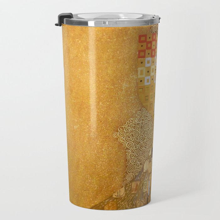 Gustav Klimt - The Woman in Gold Travel Mug Gallery Image 3