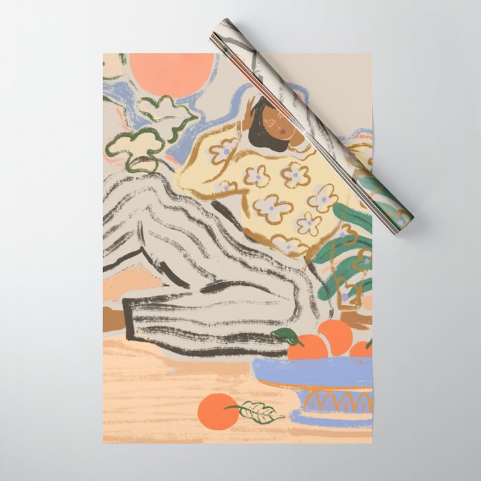 Lazy Days Wrapping Paper Gallery Image 1