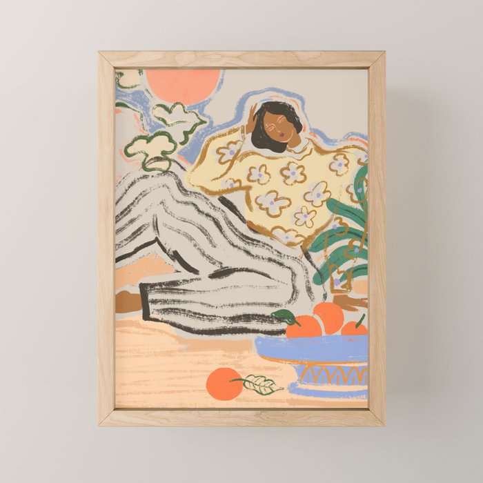 Lazy Days Mini Art Print Gallery Image 1