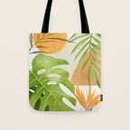 Abstract Art Tropical Leaves 20 Tote Bag Gallery Image 1