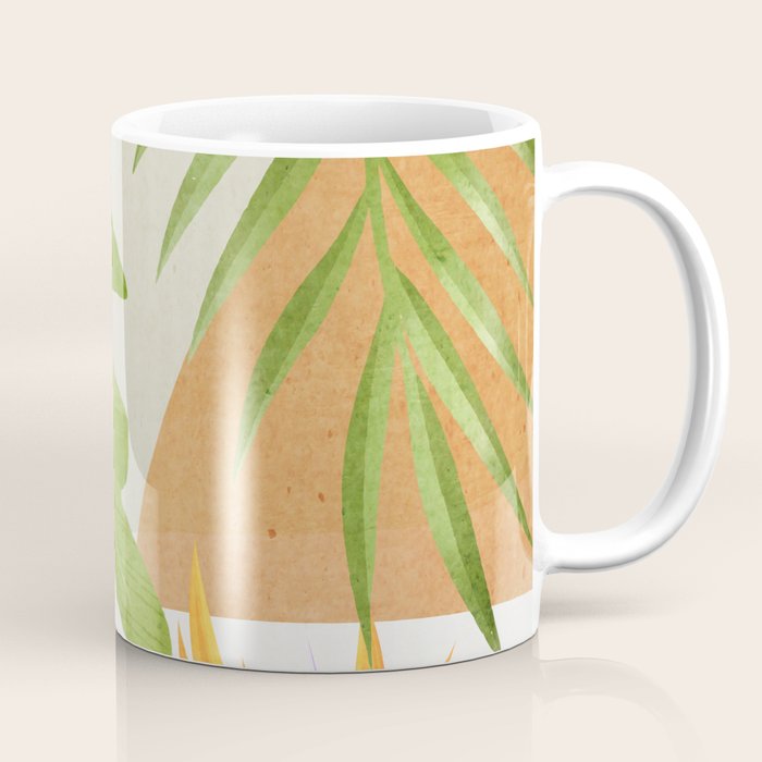 Abstract Art Tropical Leaves 20 Coffee Mug Gallery Image 1