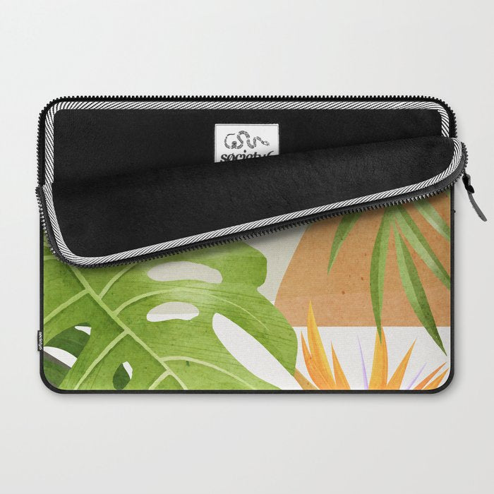 Abstract Art Tropical Leaves 20 Laptop Sleeve Gallery Image 2