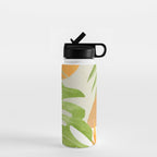 Abstract Art Tropical Leaves 20 Water Bottle Gallery Image 1