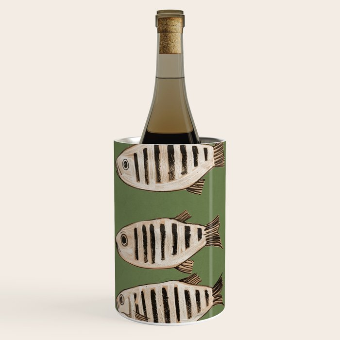 Abstract Fish Study II Wine Chiller Gallery Image 1