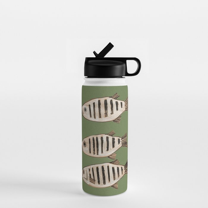 Abstract Fish Study II Water Bottle Gallery Image 1