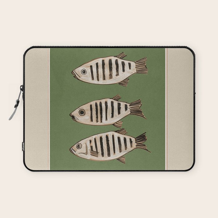 Abstract Fish Study II Laptop Sleeve Gallery Image 1