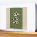 Abstract Fish Study II Wall Mural Gallery Image 2