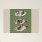 Abstract Fish Study II Welcome Mat Gallery Image 1