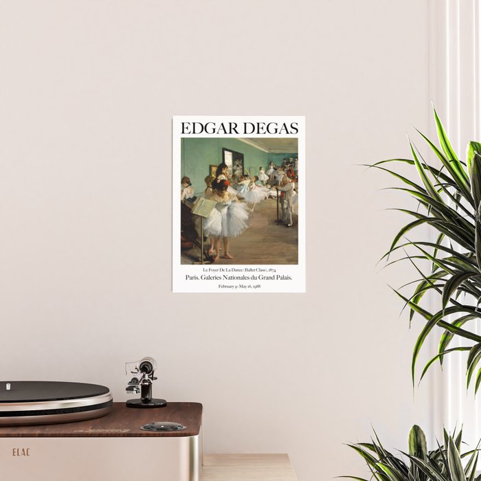 Ballet Class by Edgar Degas Poster Gallery Image 2