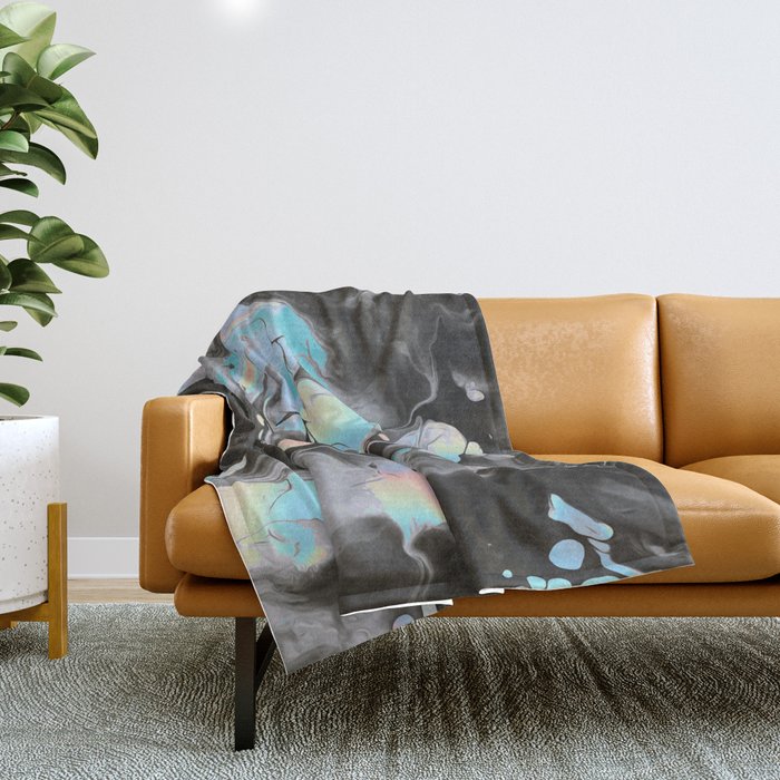 ISN'T IT BORING WHEN I TALK ABOUT MY DREAMS ? Throw Blanket Gallery Image 1