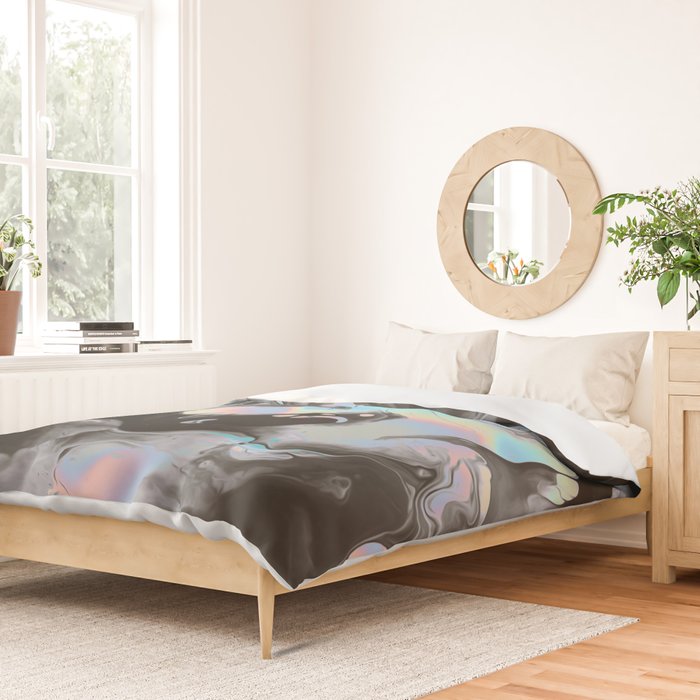 ISN'T IT BORING WHEN I TALK ABOUT MY DREAMS ? Duvet Cover Gallery Image 2