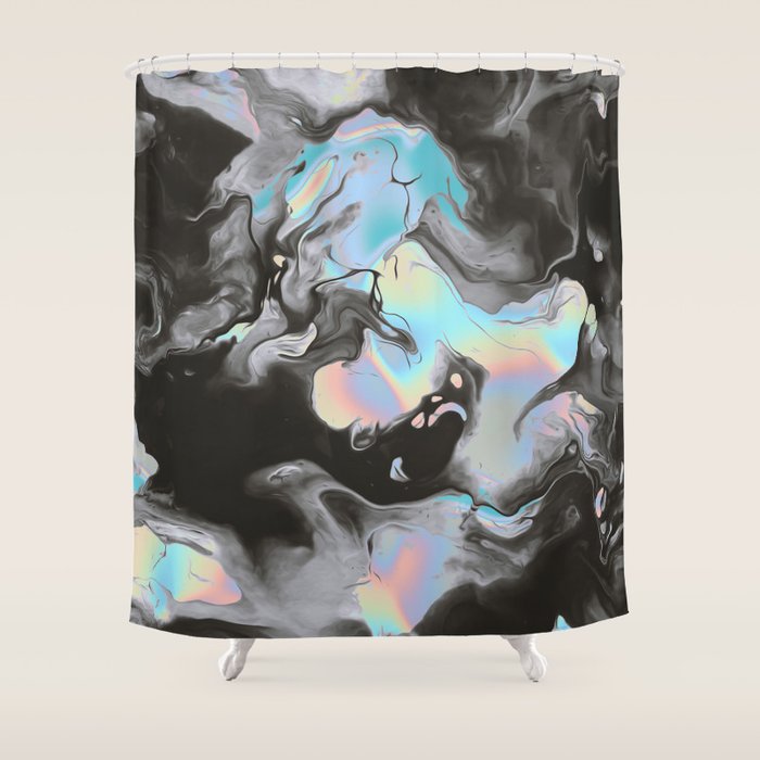 ISN'T IT BORING WHEN I TALK ABOUT MY DREAMS ? Shower Curtain Gallery Image 1