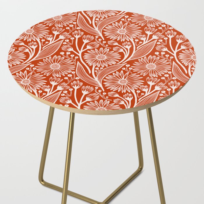 Rust Coneflowers Side Table Gallery Image 2