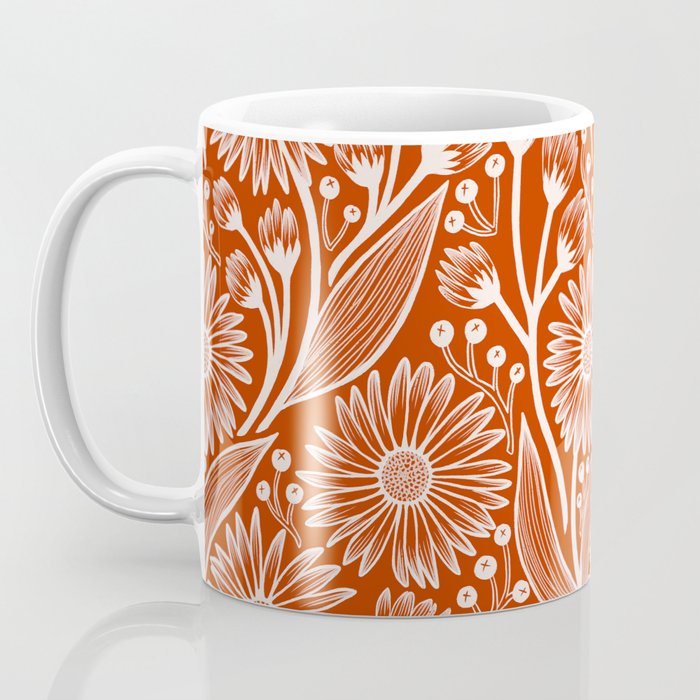 Rust Coneflowers Coffee Mug Gallery Image 3