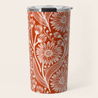 Rust Coneflowers Travel Mug Gallery Image 1