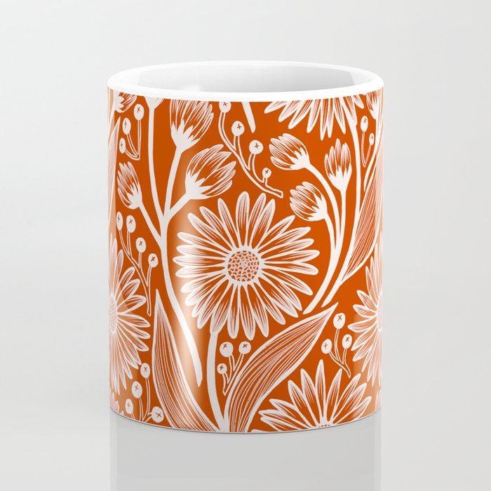 Rust Coneflowers Coffee Mug Gallery Image 4