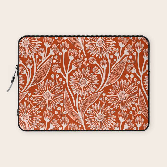 Rust Coneflowers Laptop Sleeve Gallery Image 1