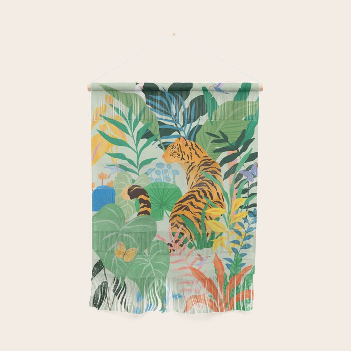 Tiger in Jungle  Wall Hanging Gallery Image 1