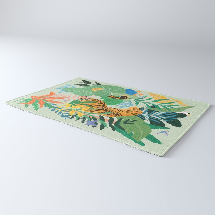 Tiger in Jungle  Rug Gallery Image 3