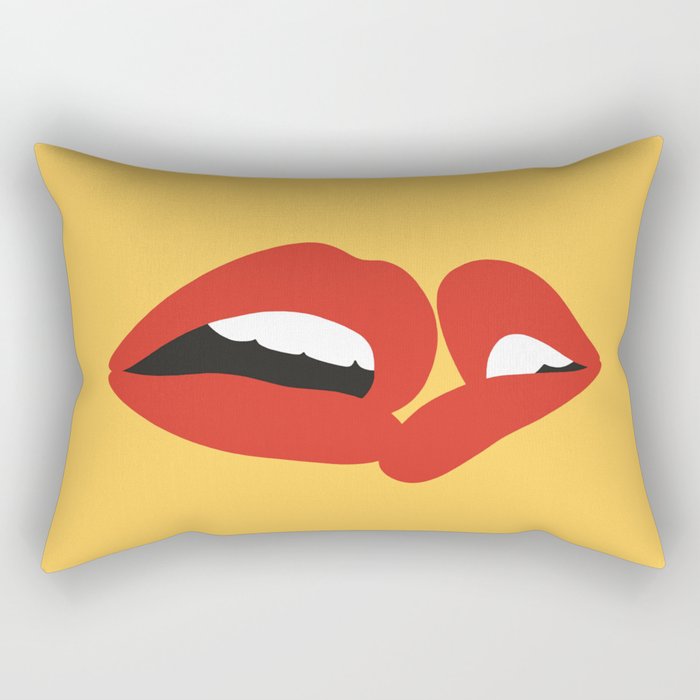 Kiss 01 Rectangular Pillow Gallery Image 1