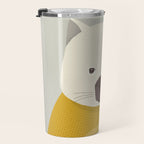 Whimsy Wombat, Animal Portrait Travel Mug Gallery Image 3