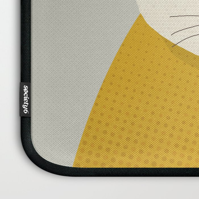 Whimsy Wombat, Animal Portrait Laptop Sleeve Gallery Image 3