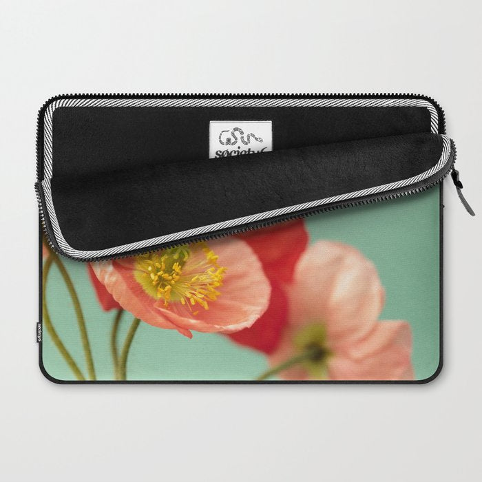 Pastel Poppy #1 Laptop Sleeve Gallery Image 2