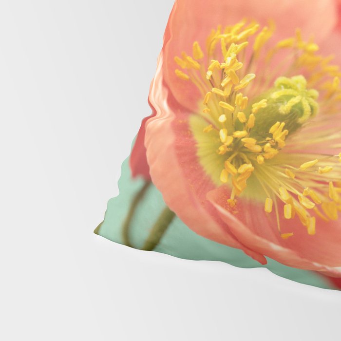 Pastel Poppy #1 Pillow Sham Gallery Image 4