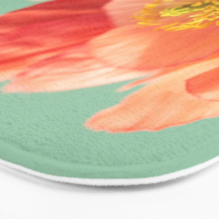 Pastel Poppy #1 Bath Mat Gallery Image 3