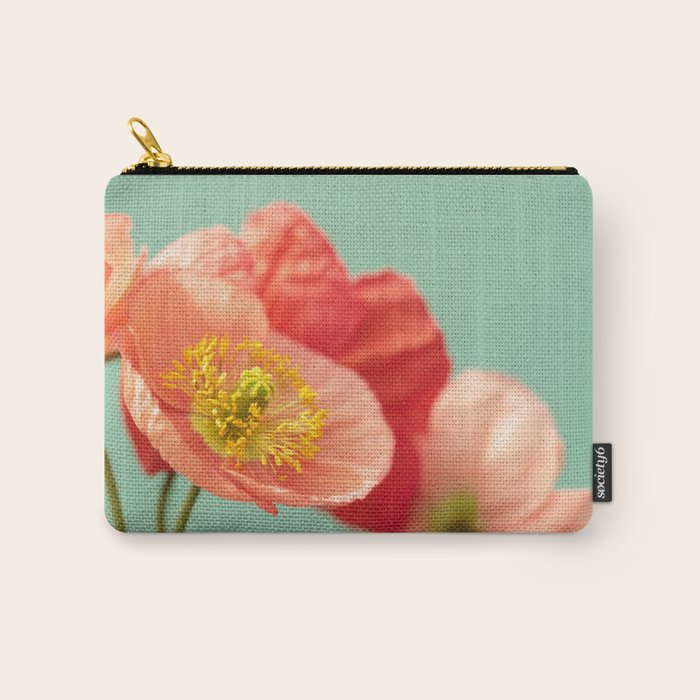 Pastel Poppy #1 Carry All Pouch Gallery Image 1