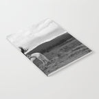 Wild horses couldn't take you from me; young woman on a white horse throwing her hair black wilderness black and white photograph - photography - photographs Notebook Gallery Image 2