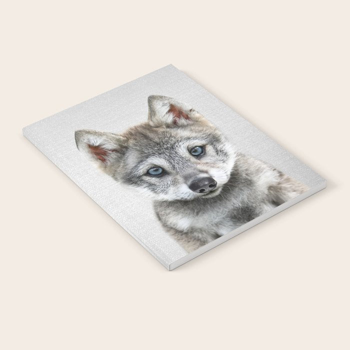 Baby Wolf - Colorful Notebook Gallery Image 1