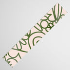 Abstract organic nature shape art print Table Runner Gallery Image 3