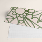 Abstract organic nature shape art print Wrapping Paper Gallery Image 2