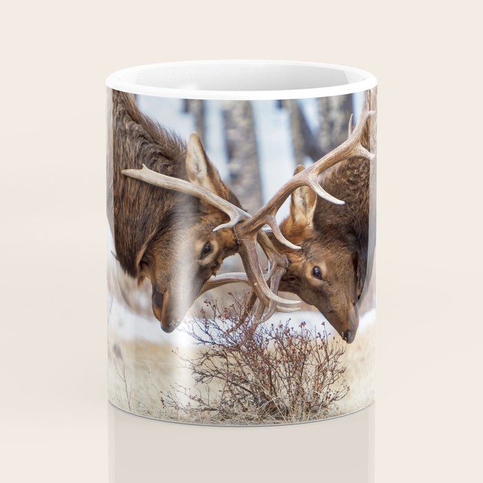 Elk In Rut Rocky Mountain National Park Colorado Wildlife Coffee Mug Gallery Image 4