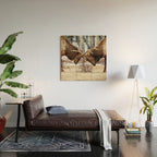 Elk In Rut Rocky Mountain National Park Colorado Wildlife Wood Wall Art Gallery Image 2
