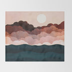 Amber Clouds Throw Blanket Gallery Image 2