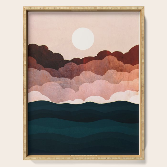 Amber Clouds Serving Tray Gallery Image 1