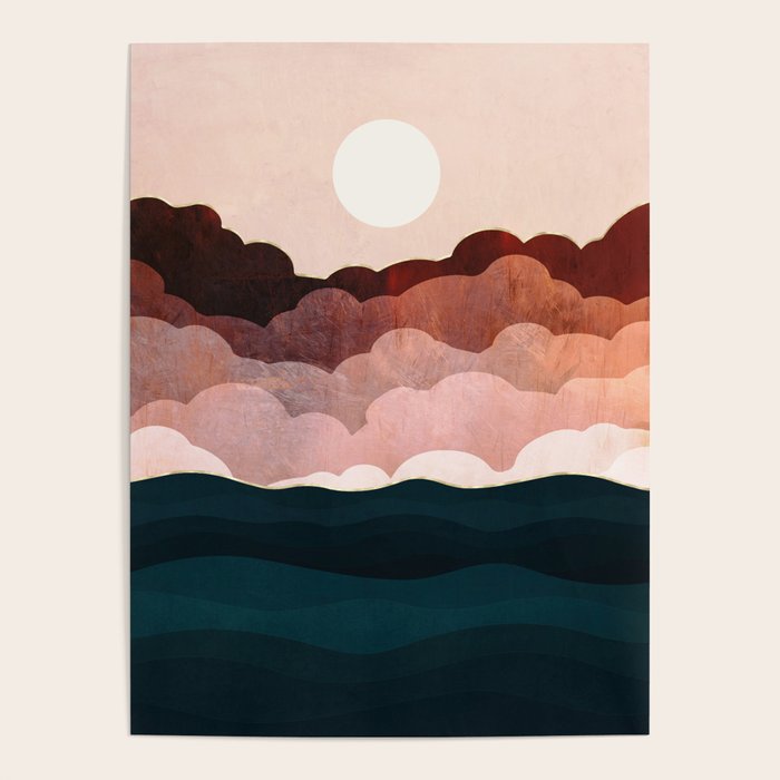 Amber Clouds Poster Gallery Image 1