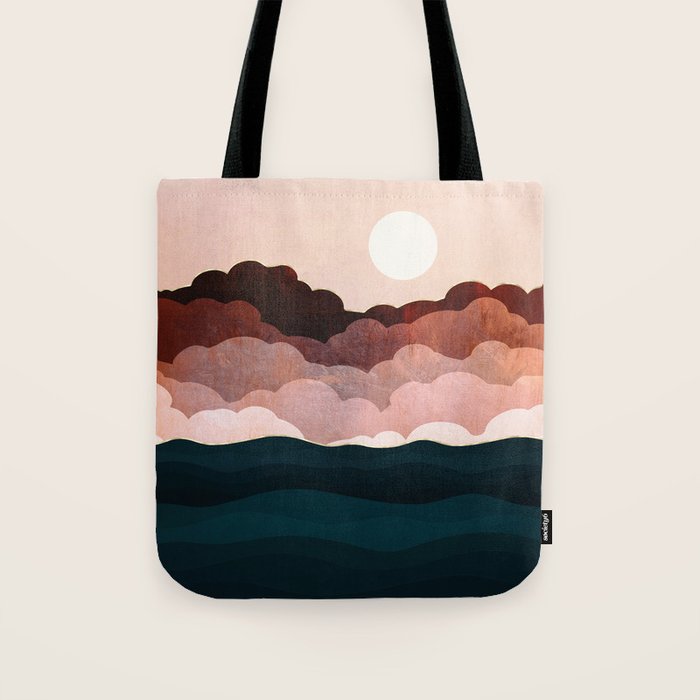 Amber Clouds Tote Bag Gallery Image 1