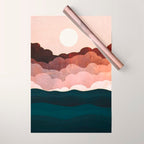 Amber Clouds Wrapping Paper Gallery Image 1