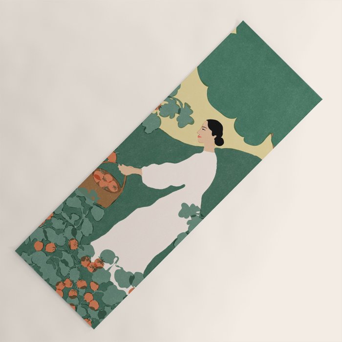 Tomato Girl Summer Yoga Mat Gallery Image 1