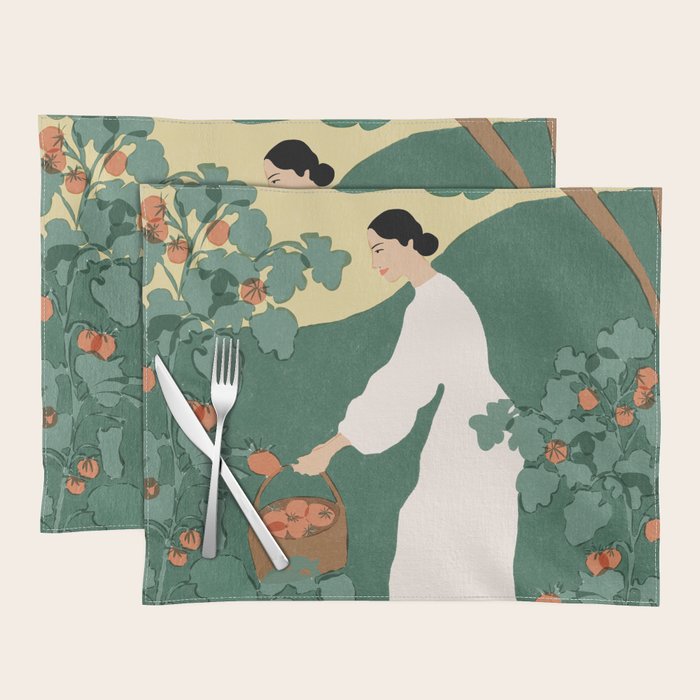 Tomato Girl Summer Placemat Gallery Image 1