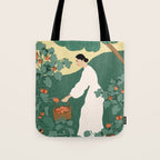 Tomato Girl Summer Tote Bag Gallery Image 1