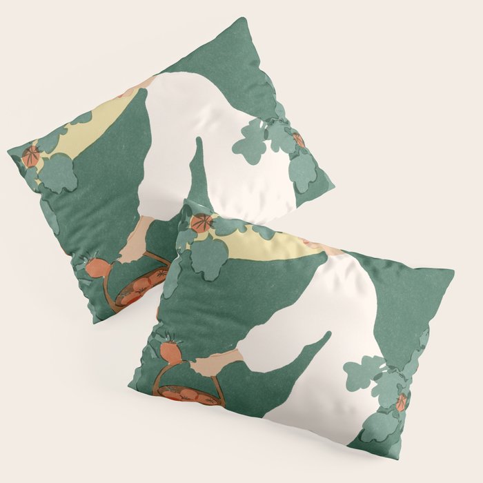 Tomato Girl Summer Pillow Sham Gallery Image 1