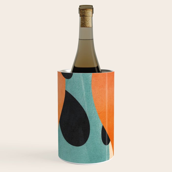 Modern Abstract Vases with Plant 2 Wine Chiller Gallery Image 3
