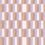 Retro vintage check: digital lavender and beige  Coffee Mug Gallery Image 2