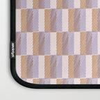 Retro vintage check: digital lavender and beige  Laptop Sleeve Gallery Image 3
