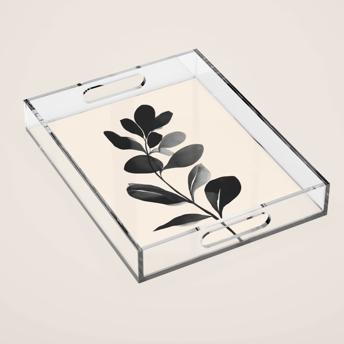 Botanical Silhouette II Acrylic Tray Gallery Image 1