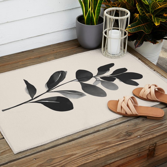 Botanical Silhouette II Outdoor Rug Gallery Image 2